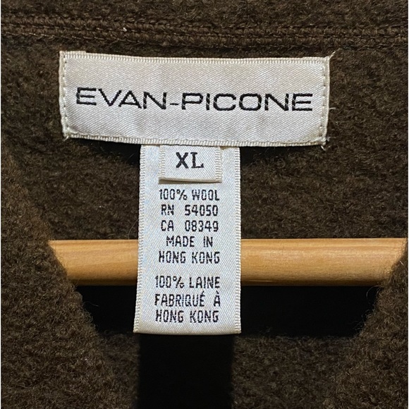 Evan-Picone Wool Button Down Fall Jacket- Pre-Loved Streamlined Great Condition - Picture 4 of 6